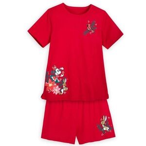 NWT, Disney, Holiday Sleep Short Set, 1X